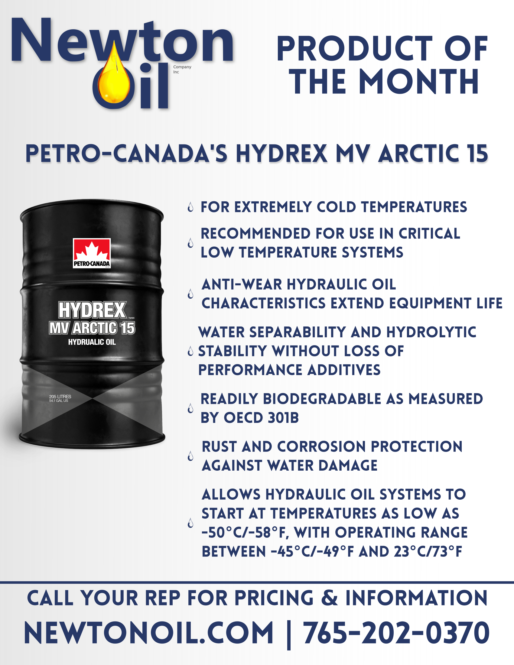 Product of the Month: Petro-Canada Hydrex Artic MV 15