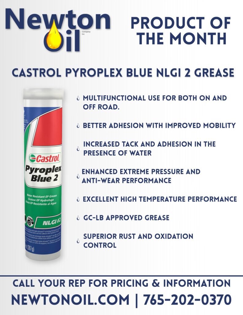 Product of the Month: CASTROL Pyroplex Blue NLGI 2 Grease