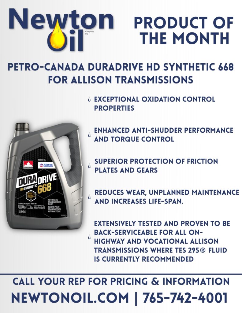 Product of the Month: Petro-Canada DuraDrive HD Synthetic 668 for Allison Transmissions