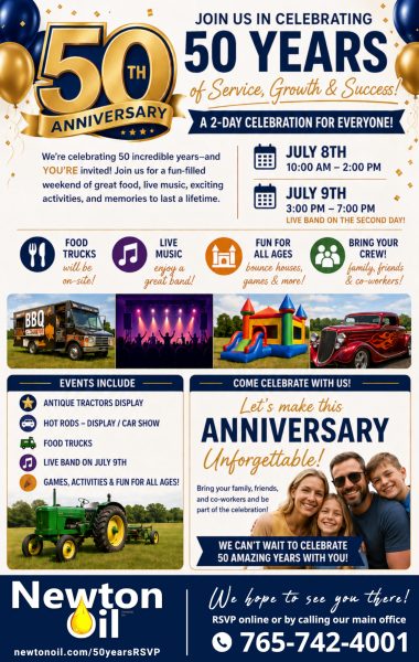 Save the Date: New Oil's 50 Year Anniversary Celebration!