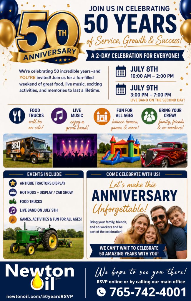 Save the Date: New Oil's 50 Year Anniversary Celebration!